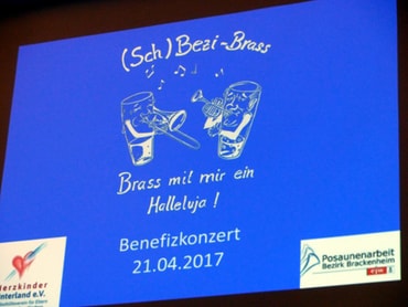Benefizkonzert Schbezibrass Herzkinder Unterland April 2017